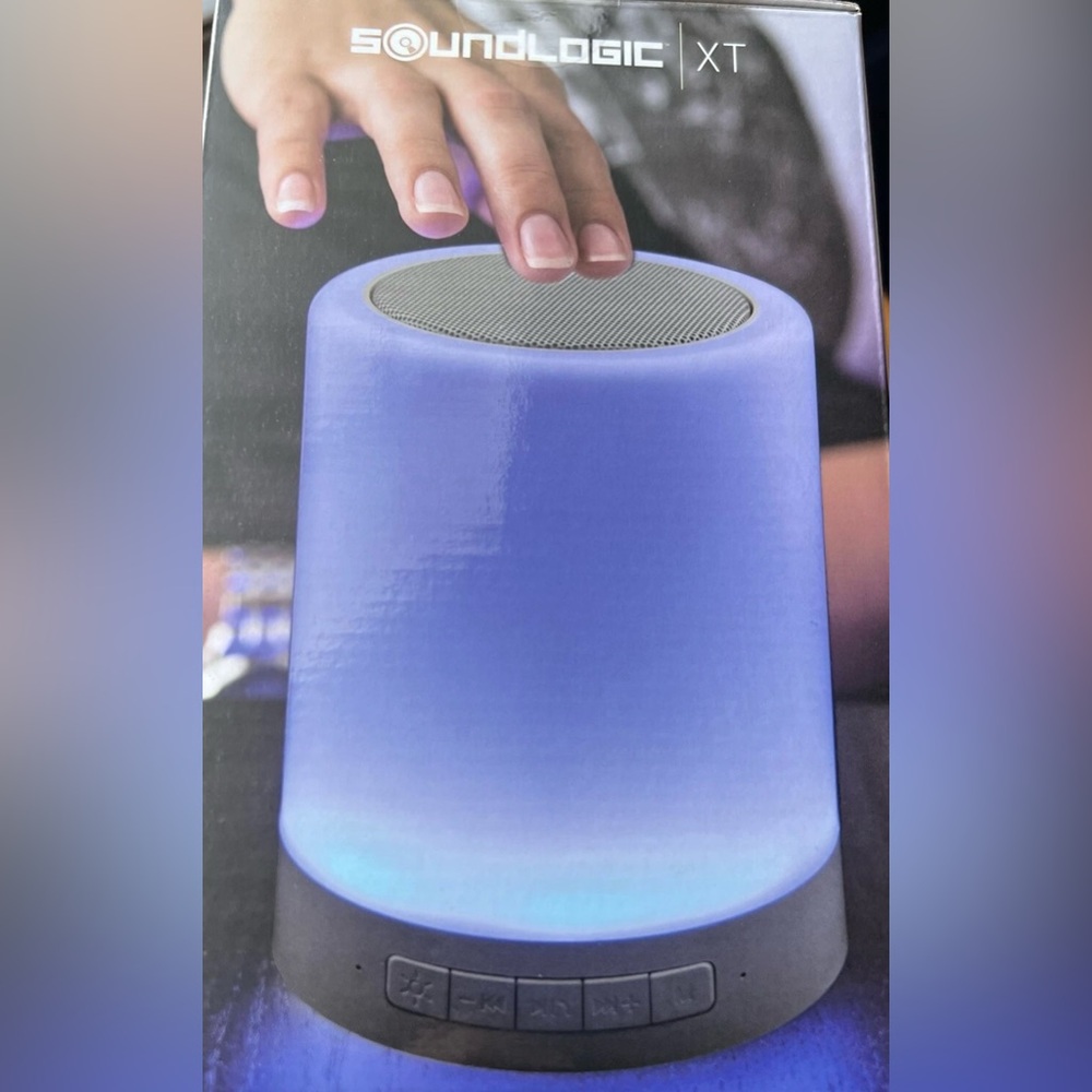 Wireless Touch Light Bluetooth Speaker Color Changing Desk Lamp Room NEW SEALED